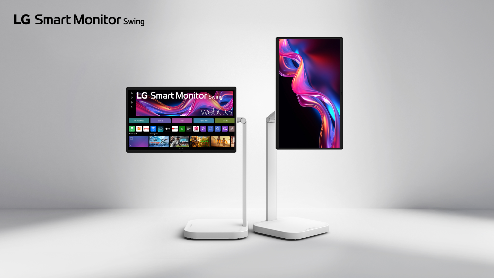 แอลจี ส่ง Smart Monitor Swing จอสัมผัส 4K เคลื่อนที่ได้รุ่นแรก webOS ในตัว